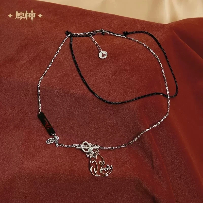 WANKATANG 원신 임팩트 디루크 라그닌더 테마 목걸이, 애니메이션 액세서리, 패션 코스프레 소품, 쥬얼리 생일 선물