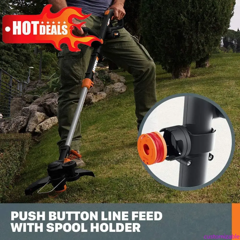 

Customizable Revolution 20V 12" String Trimmer Grass Trimmer/Edger/Mini-Mower