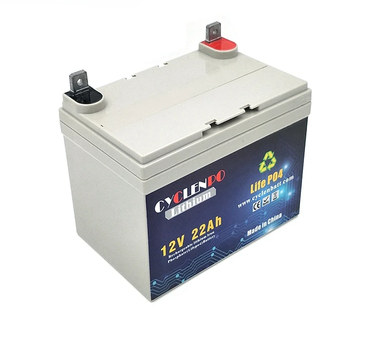 Long Cycle Life Lithium Ion Battery 12v 22ah Lifepo4 Battery for Led Lighting and Electric Power Tool