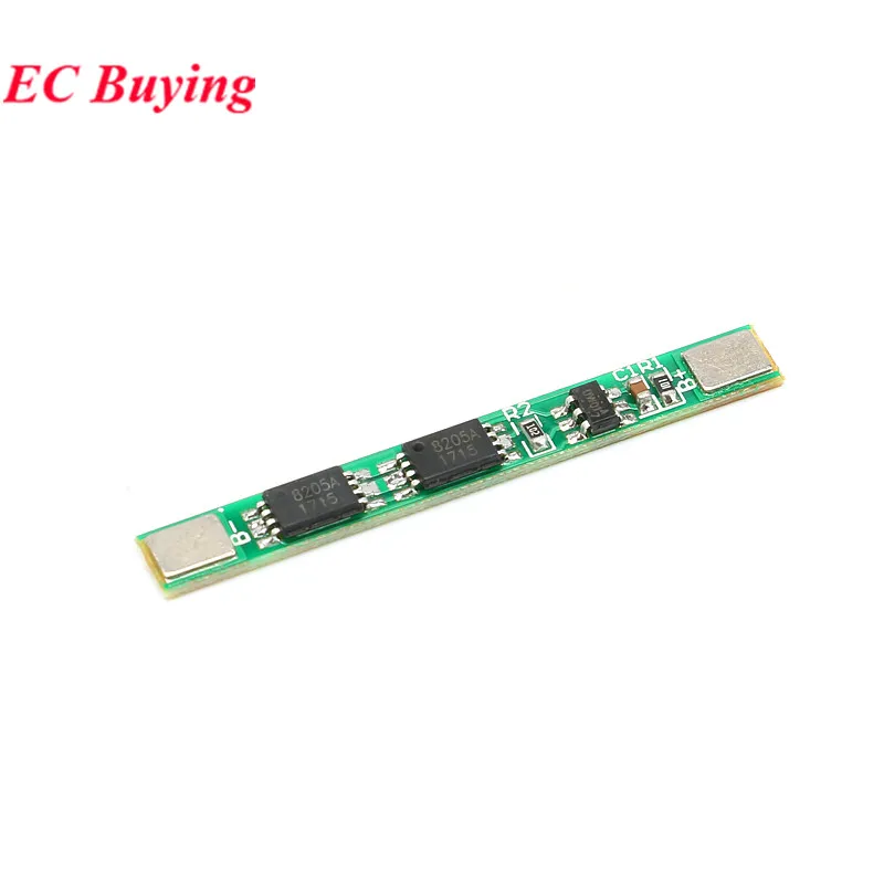 20 szt./1 szt. 1S 3.7V 4A 5A moduł BMS PCM 18650 do ochrony akumulatora litowo-jonowego PCB dla akumulatora litowo-jonowego 18650 z podwójnym MOS — zdjęcie 4