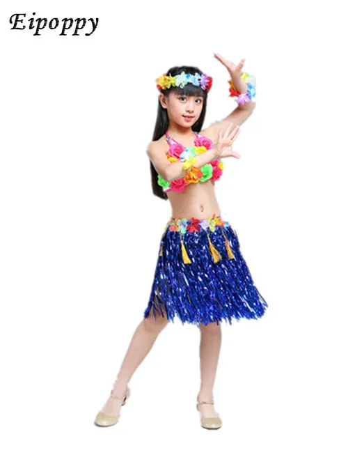 أزياء الرقص الشرقي تنورة العشب ، ملابس رياض الأطفال ، ملابس أداء التشجيع الجديدة