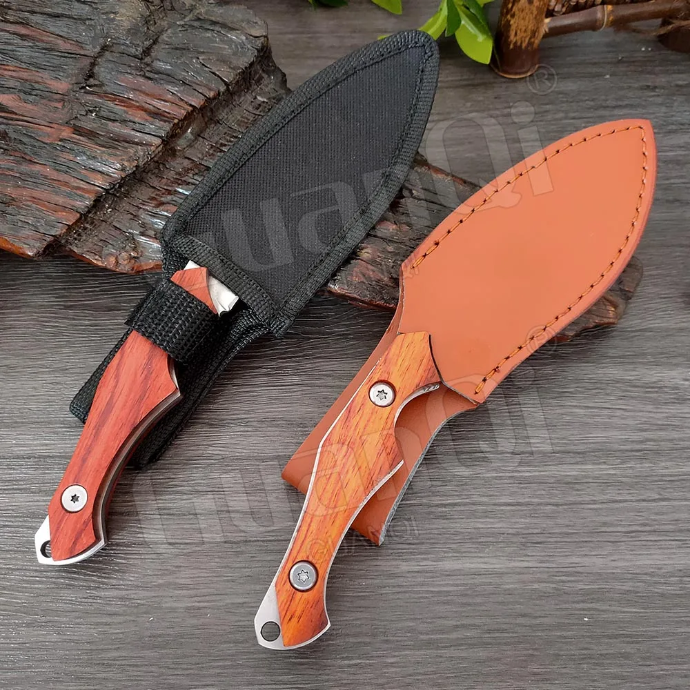 Fixed Blade Pocket Knife Damascus Steel Boning Knife Butcher Knife Forged Handmade Cooking Tool Chef Fruit Knife