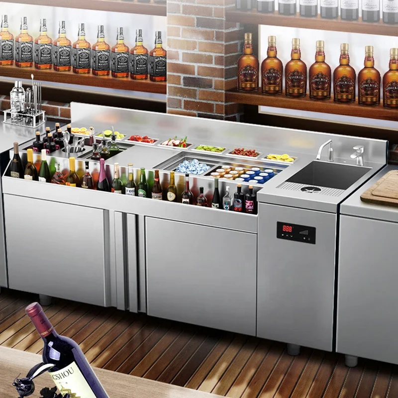 Refrigerated for Shop Kitchen Equipment bar Bartender Workbench