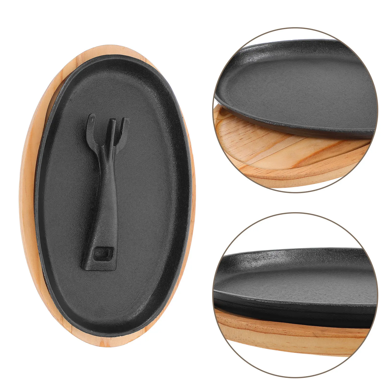cast-iron-oval-steak-plate-detachable-handle-bbq-pan-teppanyaki-fajita-skillet-heat-distribution-serving-tray-fajita-skillet