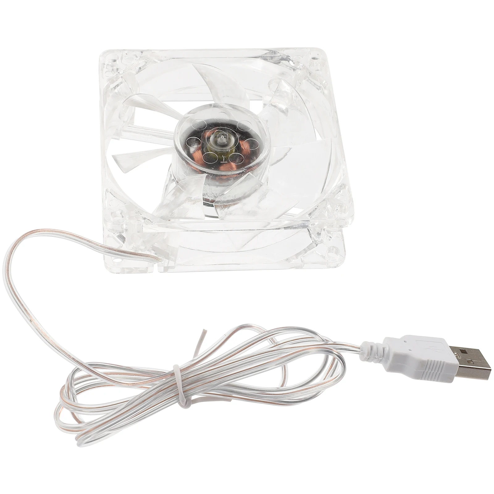 

Acrylic Cage Fan Transparent Pet for Pets Cooling Practical Small Animals Hamster