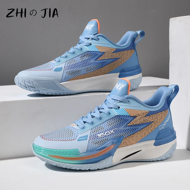 High Quality Teenagers Rotating Buckle Sneaker Summer Children's Single Net Basketball Shoes Boys Fashionable Anti slip Shoes