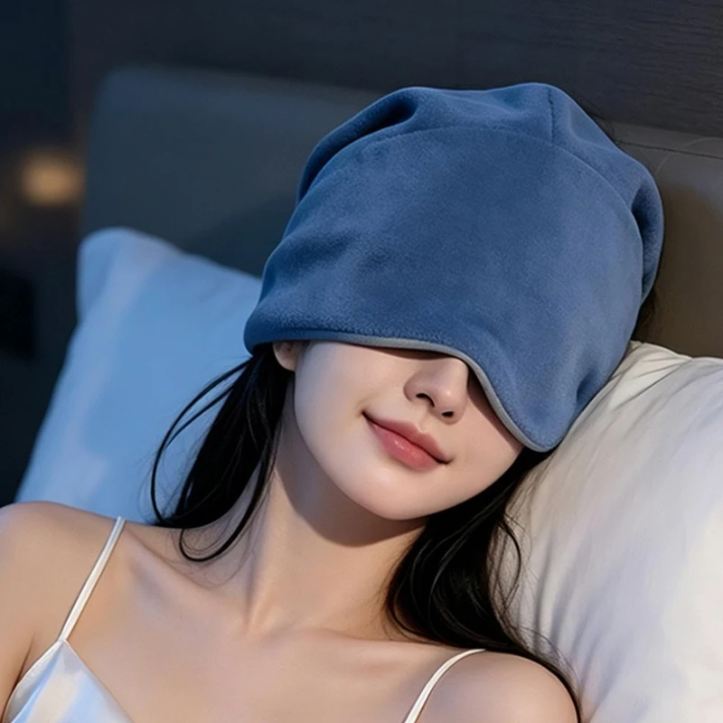 Microgravity Deep Sleep Cap, Eye Mask, Sleep Peacefully, Blackout Sleep, Australian Velvet Head Guard, Air Conditioner