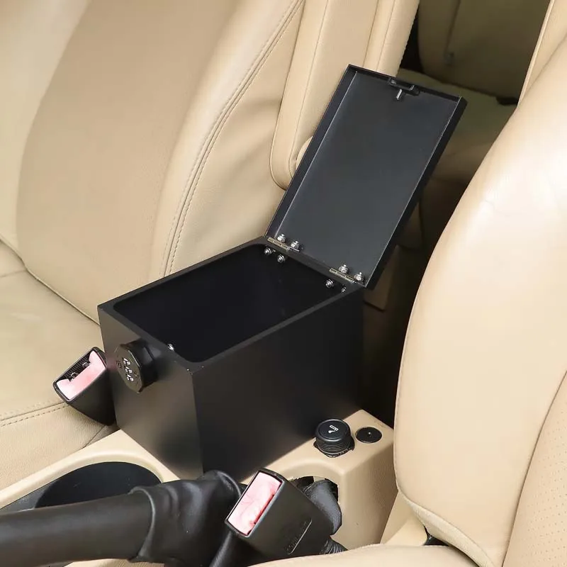 For Land Rover Freelander 2 2007-2012 Car Password Lock Security Safe Box Armrest Storage Privacy Protection Accessories
