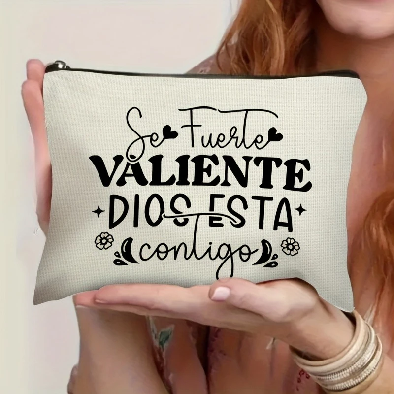 1pc, A Stylish Makeup Bag for Women, Designed with An Inspirational Artistic Style, Perfect for Holiday Outings and Everyday Use