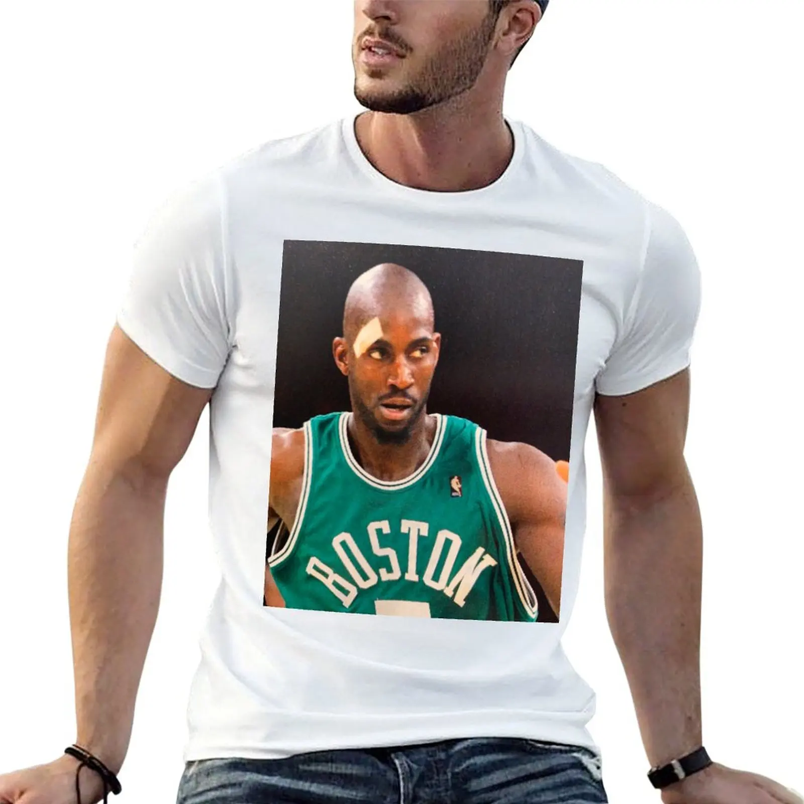 

T-Shirt shirts t cotton t 100% anime oversize shirts kevin garnett.