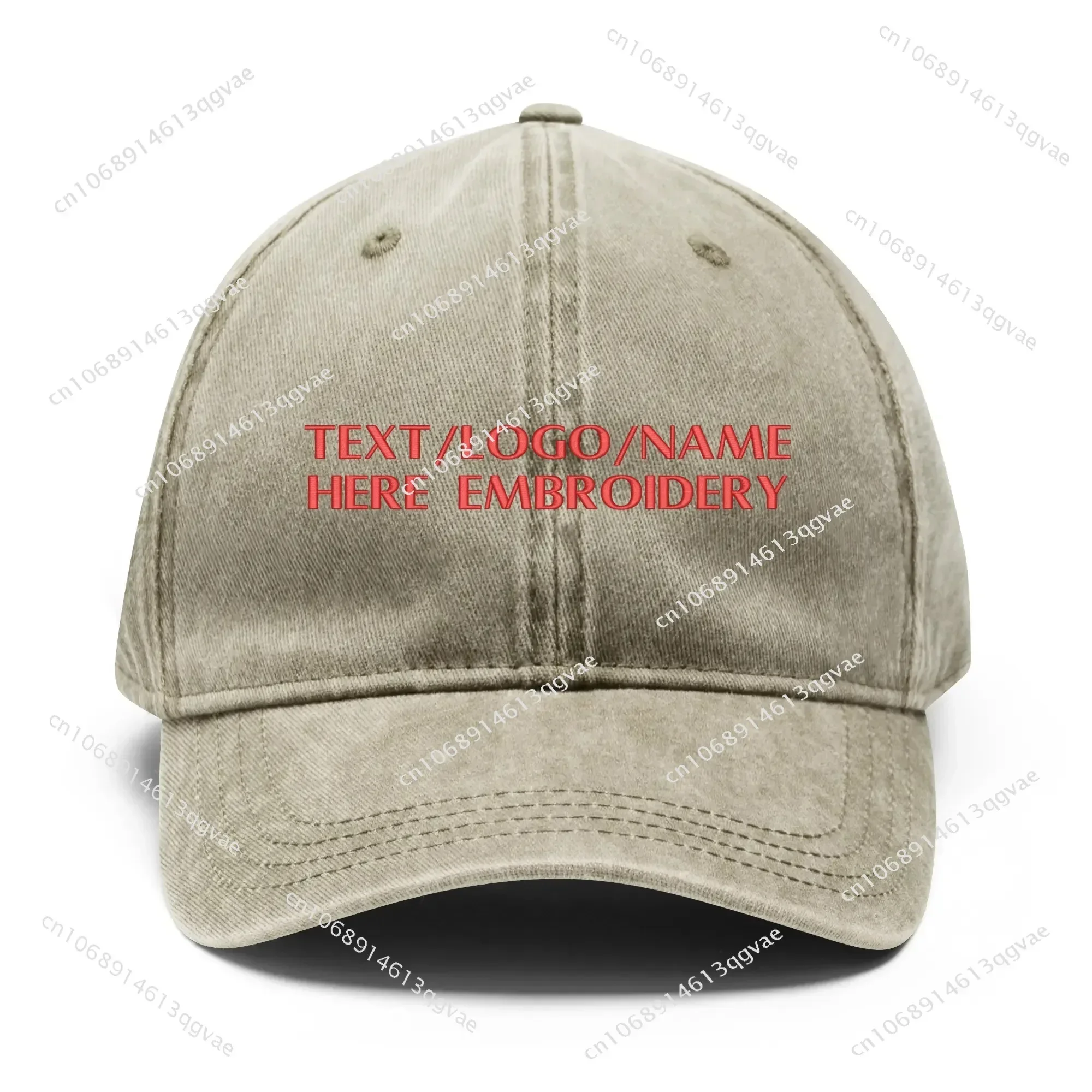 Customized Embroidery Hats Mens Womens Sports Baseball Hat Hip Hop Tailor-made DIY Caps Personalized Text Cowboy Trucker Cap