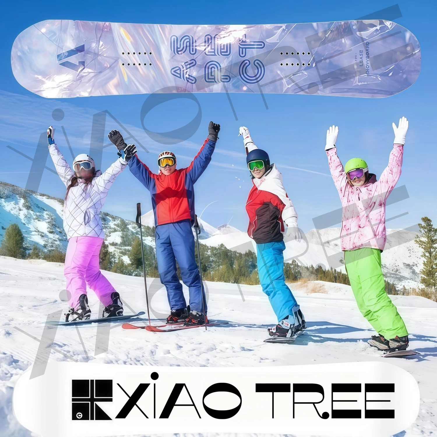 XIAOTREE All Regional Adult Snowboarding Basic all-around snowboard Equipment Professional Carved Skateboard Ski Equipment