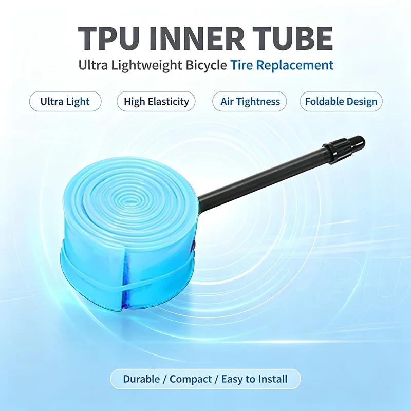 High Elasticity Presta Valve TPU Inner Tube Spare Replacement for TPU 700x18 25C 700x23 32C 700x25 32C 700x35 43C Ultralight