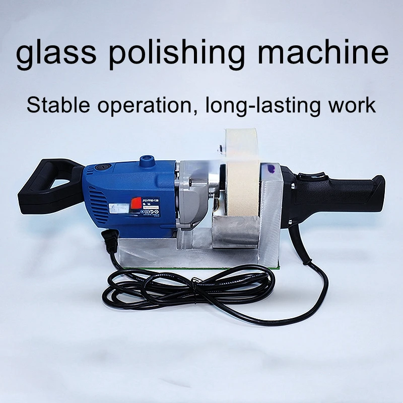 800W door and window glass polishing machine shower room glass polishing machine tempered glass surface scratch repair machine