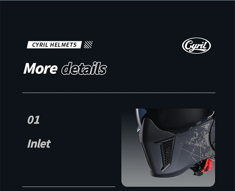 Modular Motorcycle Helmet Full Face Open Face Retro Helmets DOT ECE APPROVED CYRIL OP12A Capacete De Moto Masculino