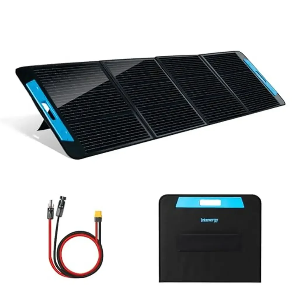 For Foldable Solar Charger Kit 200W IP65 Water-Resistant Power Station XT60  Connector Outdoor Portable Panel Support Fast