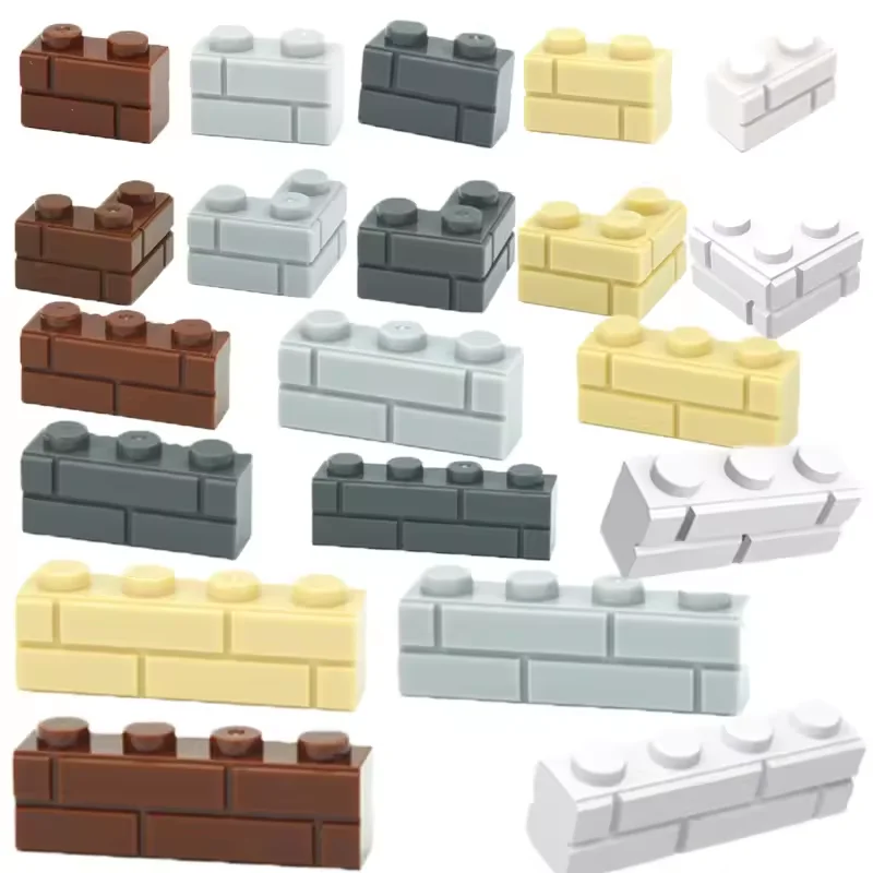 Blocs de construction pour enfants, 120 pièces, figurines de ville MOC, briques murales épaisses, jouets éducatifs créatifs pour enfants, taille Compatible avec toutes les marques