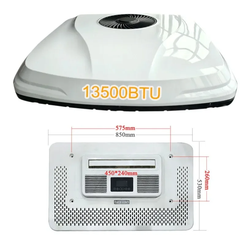 

24 Volt Battery-Powered Auto Parking AC DC 12V Inverter Roof-Mounted For Semi Truck Ambulance Campervan Minibus