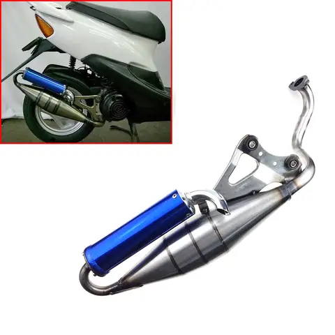 혼다 디오 ZX 50 ZX50 AF34 AF35 KYMCO 발열 ZX50 ZX 50 KCA SA10AL 오토바이 모터 자전거 배기 시스템 머플러 파이프
