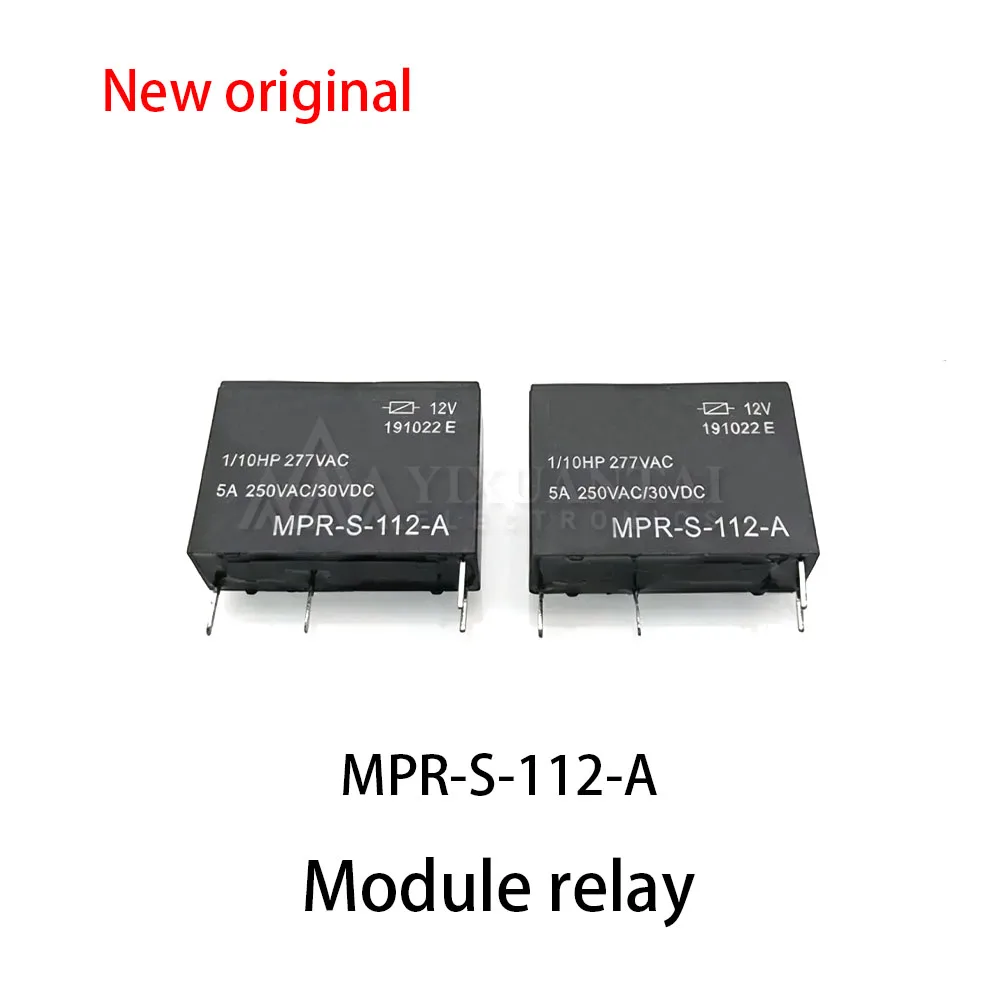 (5pcs~10pcs) 100% New relay MPR-S-112-A 12V 12VDC 5A 4-pin 12V relay module