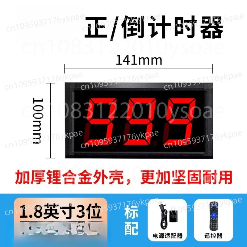 Electronic Countdown Timer With Remote Control Days Weeks Months Years Count Up Down Desk Clock Timer Red