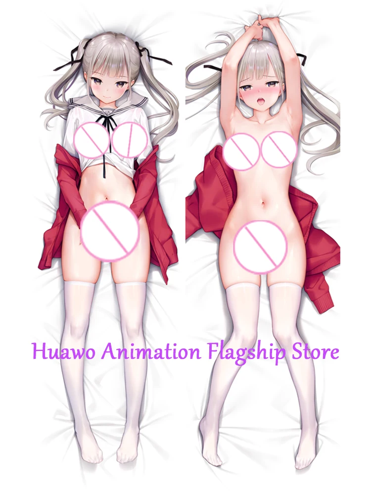 Dakimakura Anime Pillow Cover Beautiful Girl Double Sided Print 2Way Cushion Cover Xmas Gifts