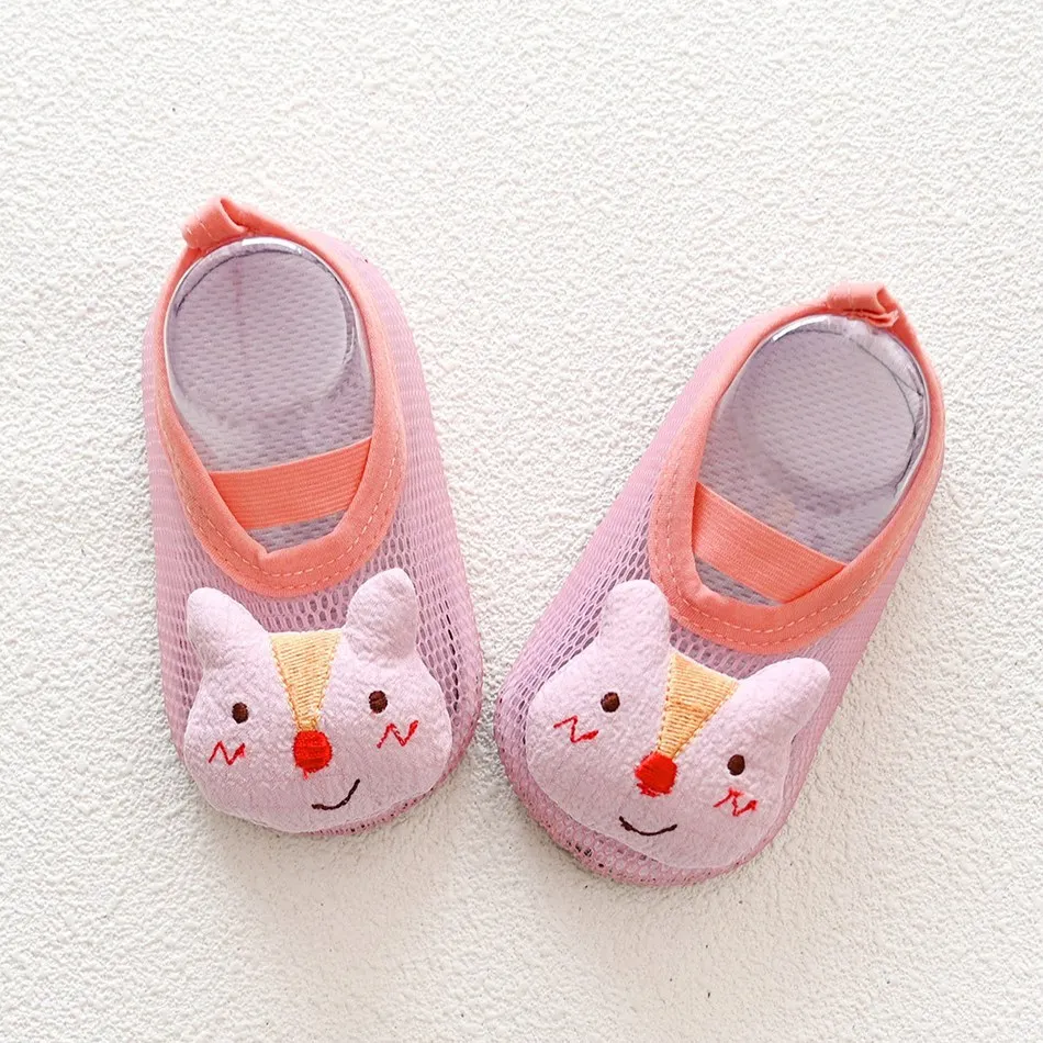 Baby Spring and Autumn Knitted Cartoon Cotton Shoes Baby Toddler Shoes 6 Months-3 Years Old Toddler Shoes Girls Casual Shoes