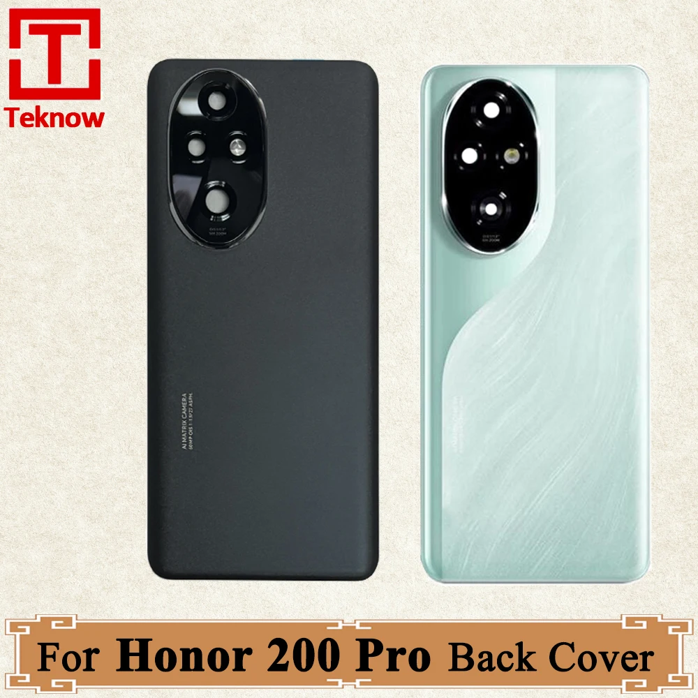 AAA+ quality Back Battery Cover For Honor 200 Pro Back cover ELP-AN00 Housing Case Rear Door For Honor 200Pro Replacement Parts