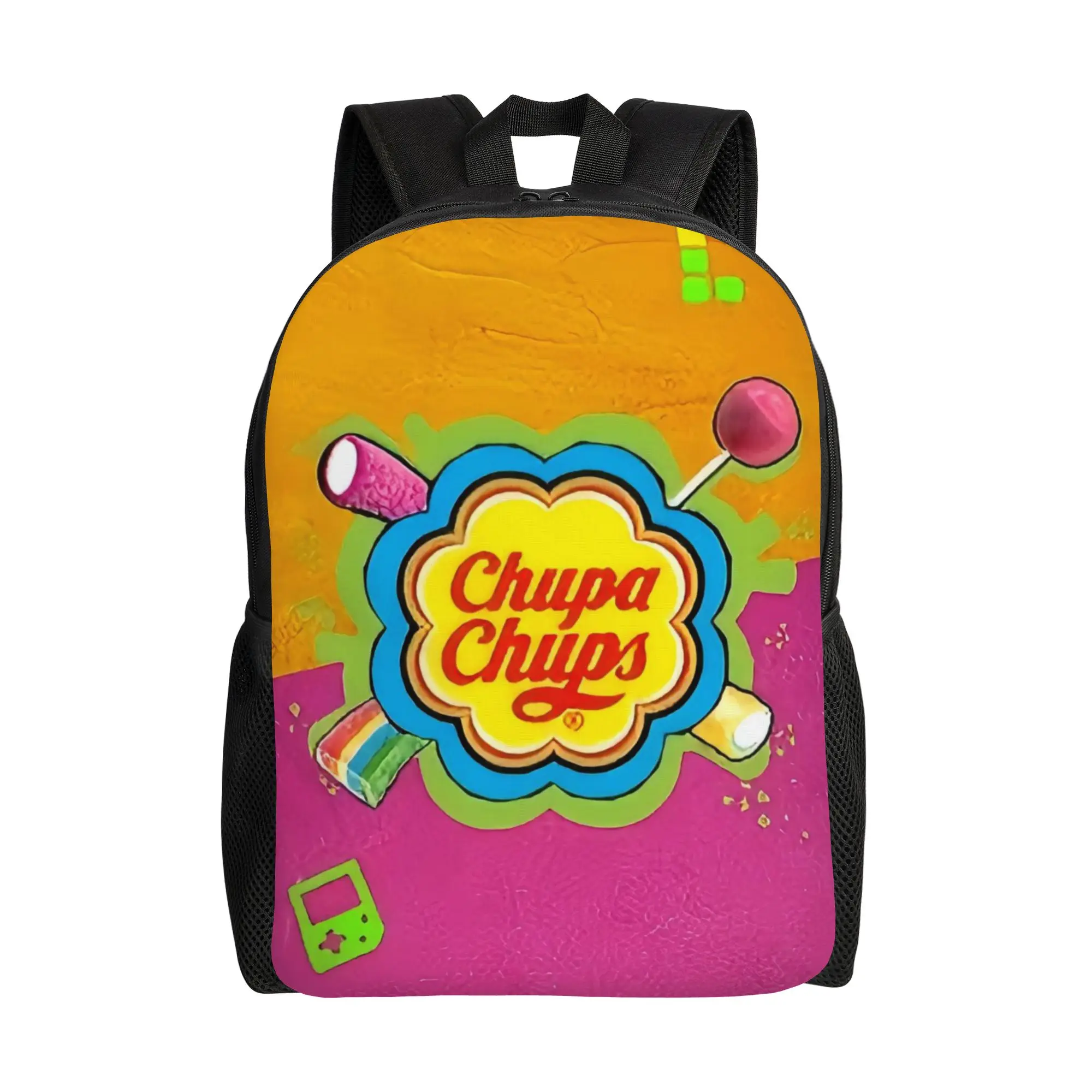 

Back to school season Classic FUN 14 Daypack Chupa Chups High School Students Storage Bag Backpack
