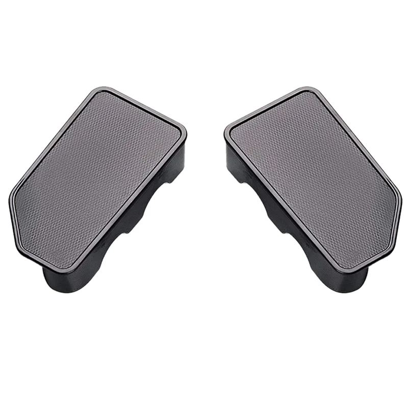 Housses de poche de piquet noires, capuchons de poche de piquet de rail de lit pour GMC Sierra Chevrolet Silverado 2019 2020 2021, accessoires