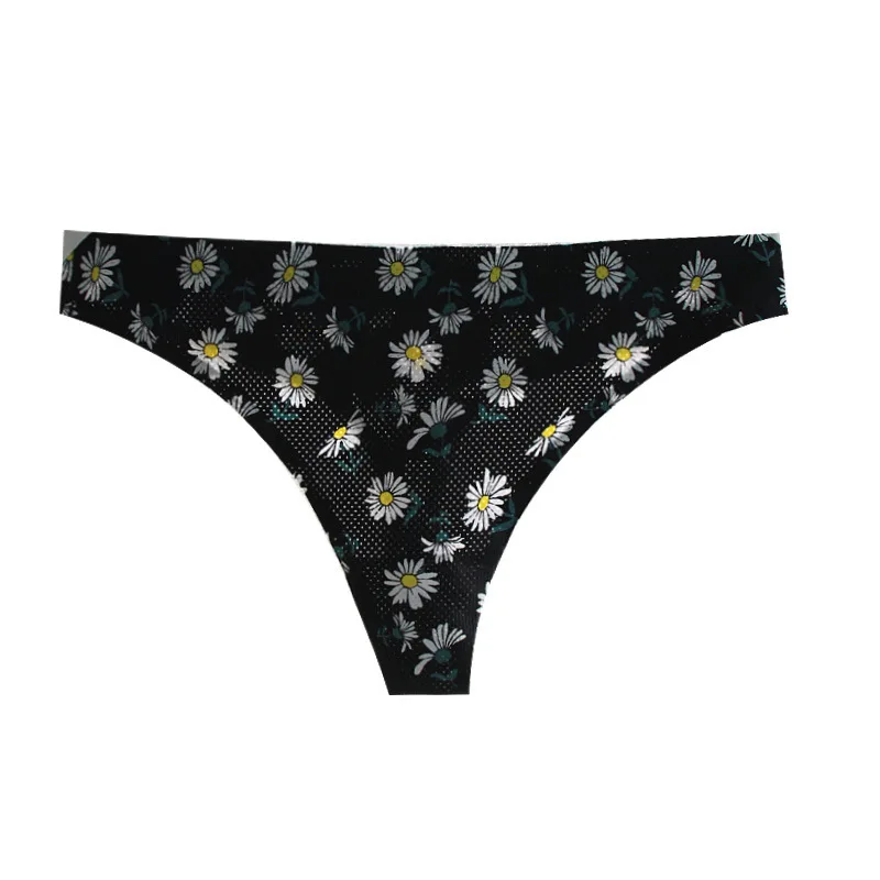 여성용 편안한 비키니 브리프, 멀티 스타일 끈 팬티, 심리스 팬티, 매일 프린트 G-스트링