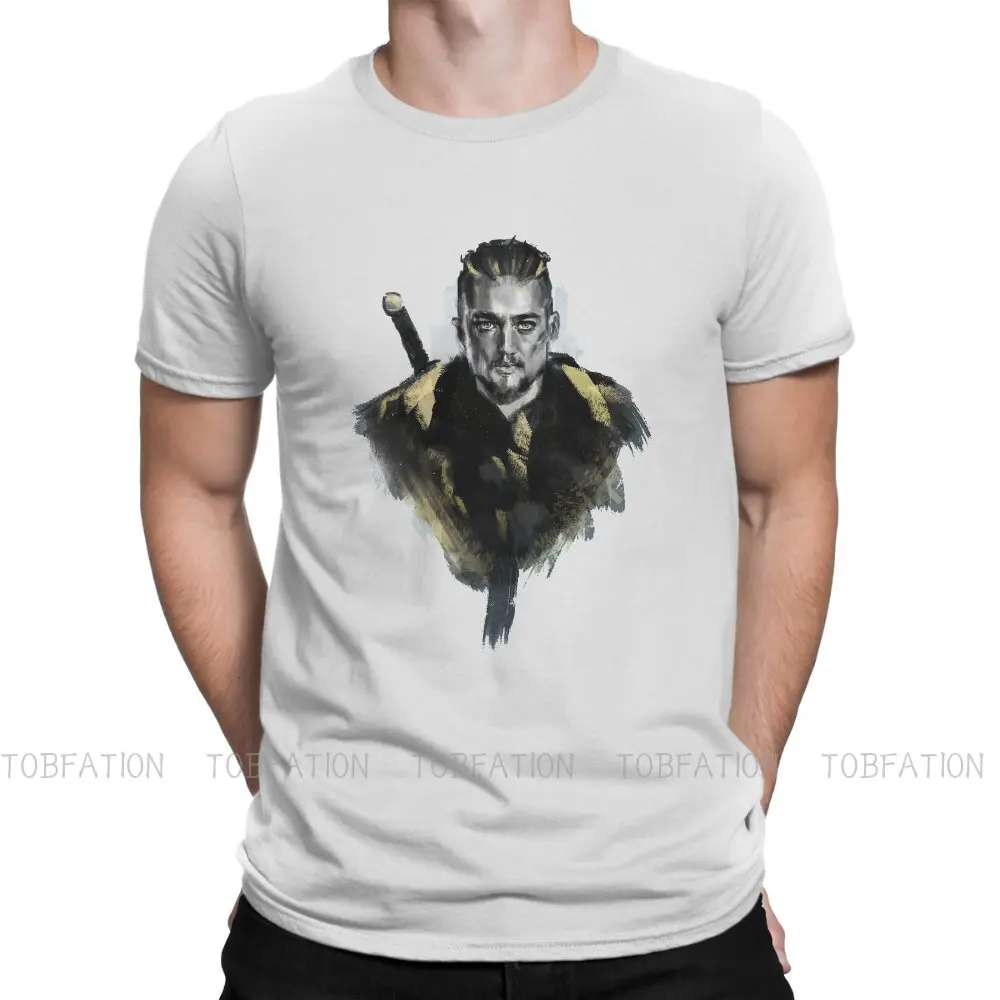 The Last Kingdom Lord Uhtred of Bebbanburg Tshirt Black for Men Big size T Shirt Graphic Men's Tops Tee