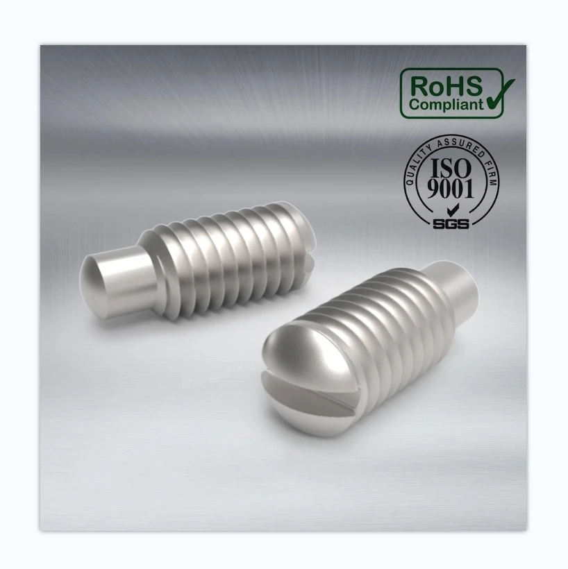 DIN 926 Slotted Set Screws with Full Dog Point  FOB Price US$0.10-5.00 / Piece 10,000 Pieces (MOQ)