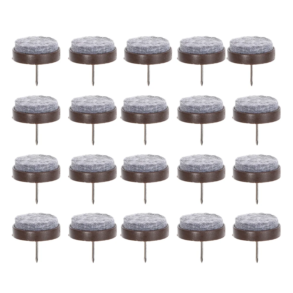 50 Pcs Chair Pad Felt Furniture Pads Leg Floor Protectors Glides Sliders for Chairs Hardwood Floors