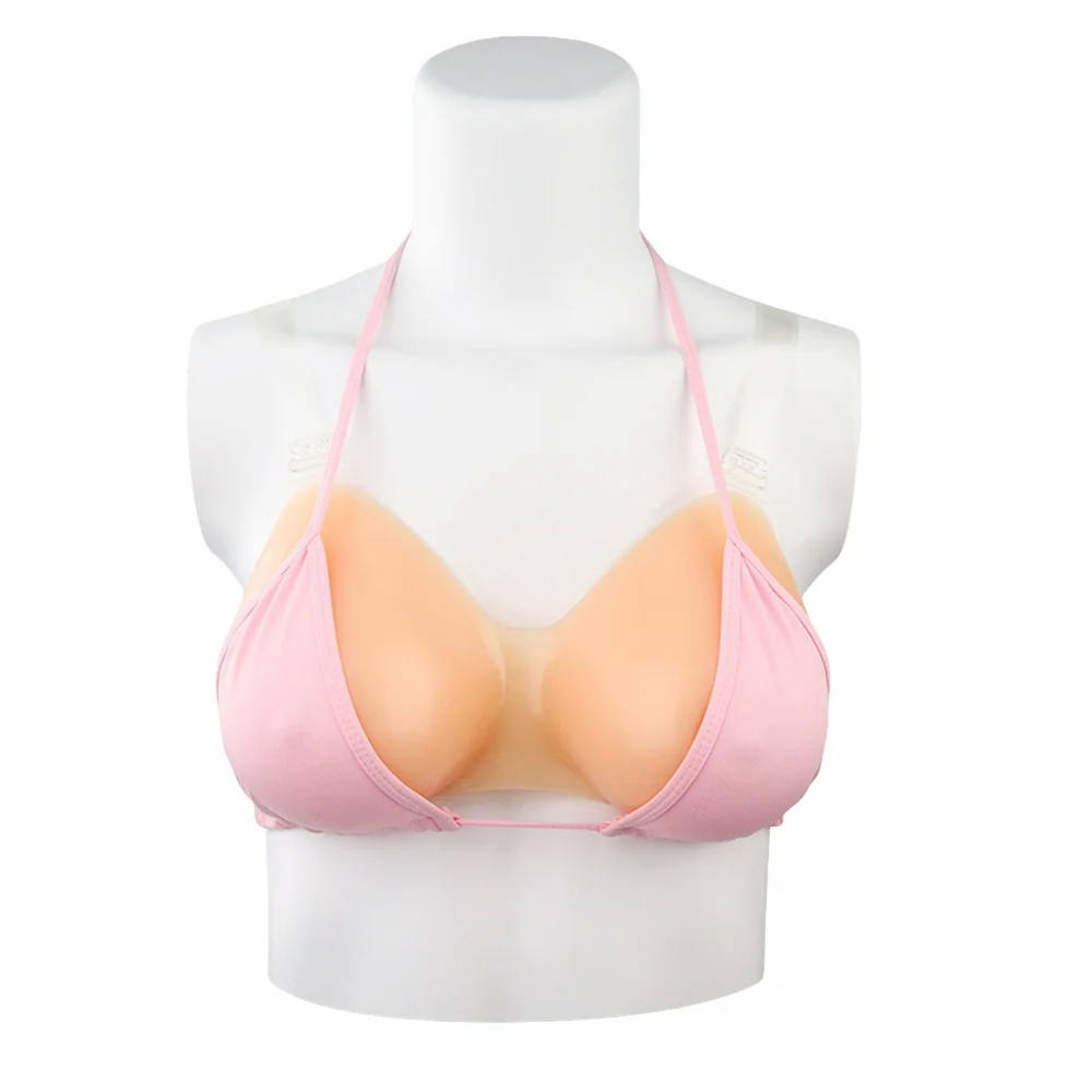 Huge Boobs Fake Tits False Nipples Silicone Crossdresser Breasts Shoulder Strap Design For Cosplay Transgender Live Streaming