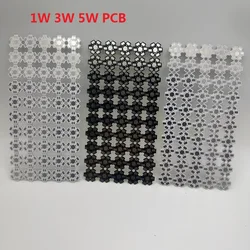 50pcs 1W 3W 5W Heat Sink LED Aluminum Base Plate PCB Board Substrate 20mm Star Kit DIY Cooling Heatsink 20 mm for 1 3 5 W Watt