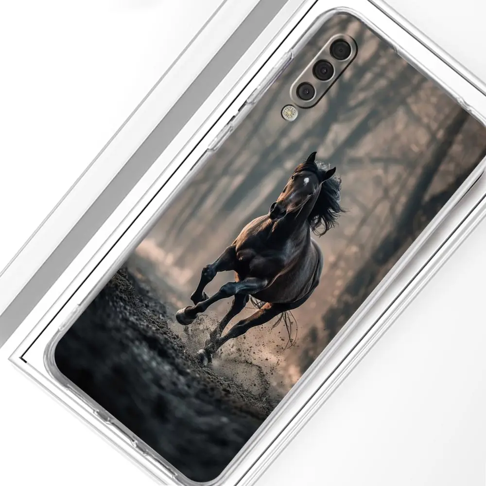 Phone Case For Samsung A26 A36 A56 A54 A52 A50 A70 A40 A20S A20E A12 A14 A16 A22 A24 A42 A34 A32 5G A04s A06 Cover Horse Animal - Image 4