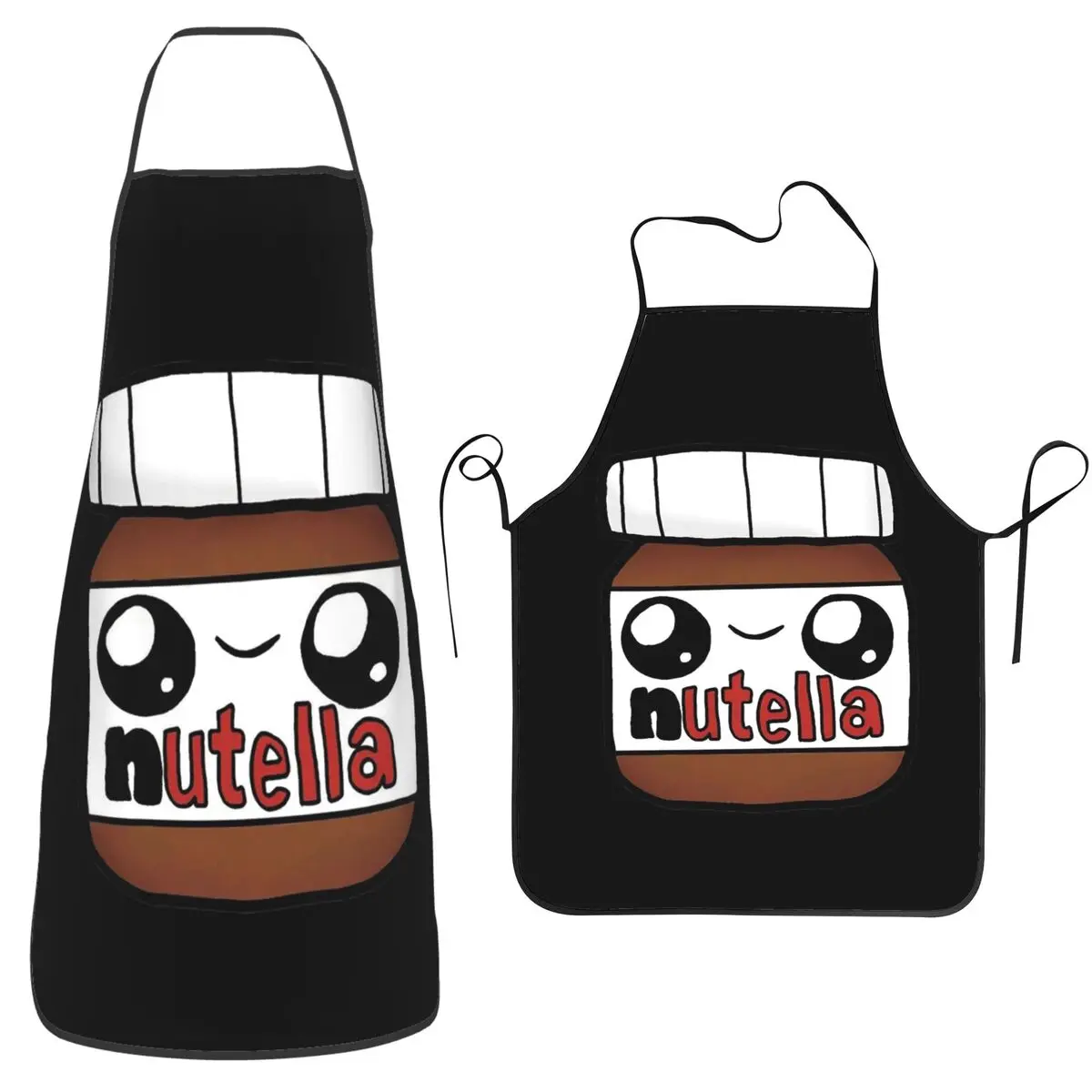 

Nutella Cutie Aprons Chef Cooking Cuisine Tablier Waterproof Bib Kitchen Cleaning Pinafore for Women Men Painting