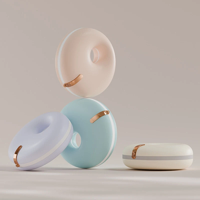 Portable Doughnut Design Denture Storage Box Simple Style Braces Retainer Dental Braces Organizer Practical Storage Solution - Image 4