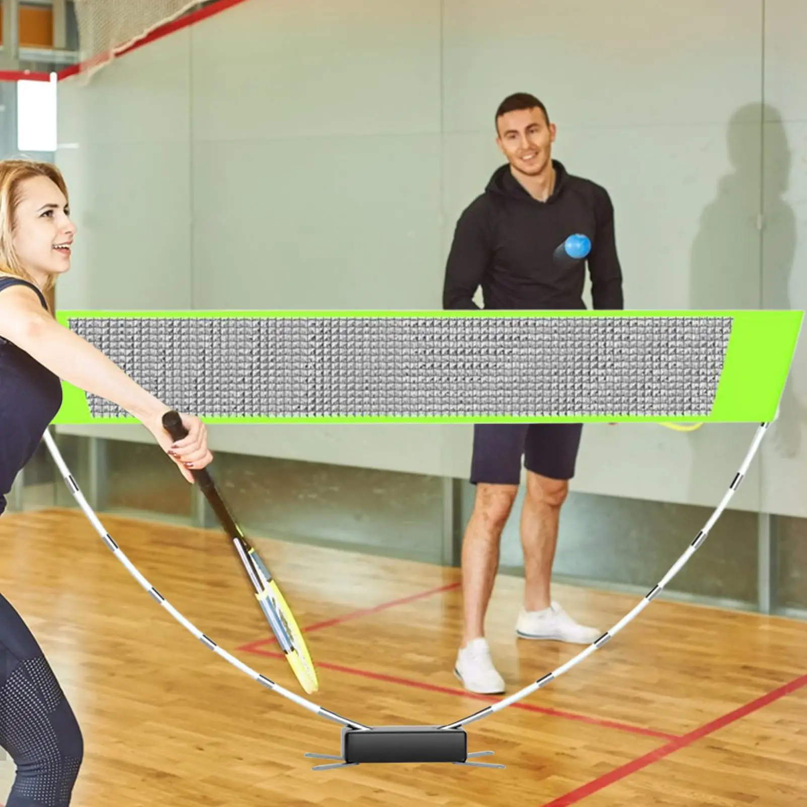 

Портативная складная сетка для бадминтона, уличная домашняя уличная простая рама, сетка для бадминтона для пиклбола, теннисные футбольные аксессуары