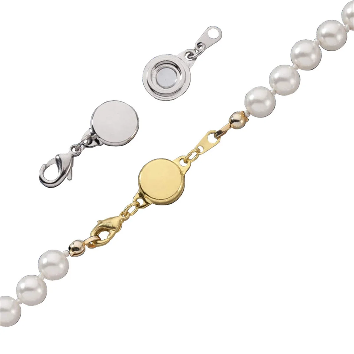 Магнитные ювелирные застежки A14E для ожерелья, браслета, ввинчивающейся системной застежки-омары, пряжки для соединения браслета, 4 шт.