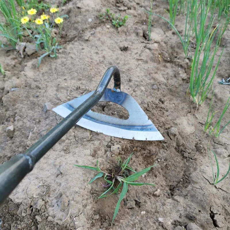 Especial Todo o Aço Oco Enxada para o Plantio de Capina Casa Terra Recuperação Agrícola Luz e Acessível Ferramentas Capina