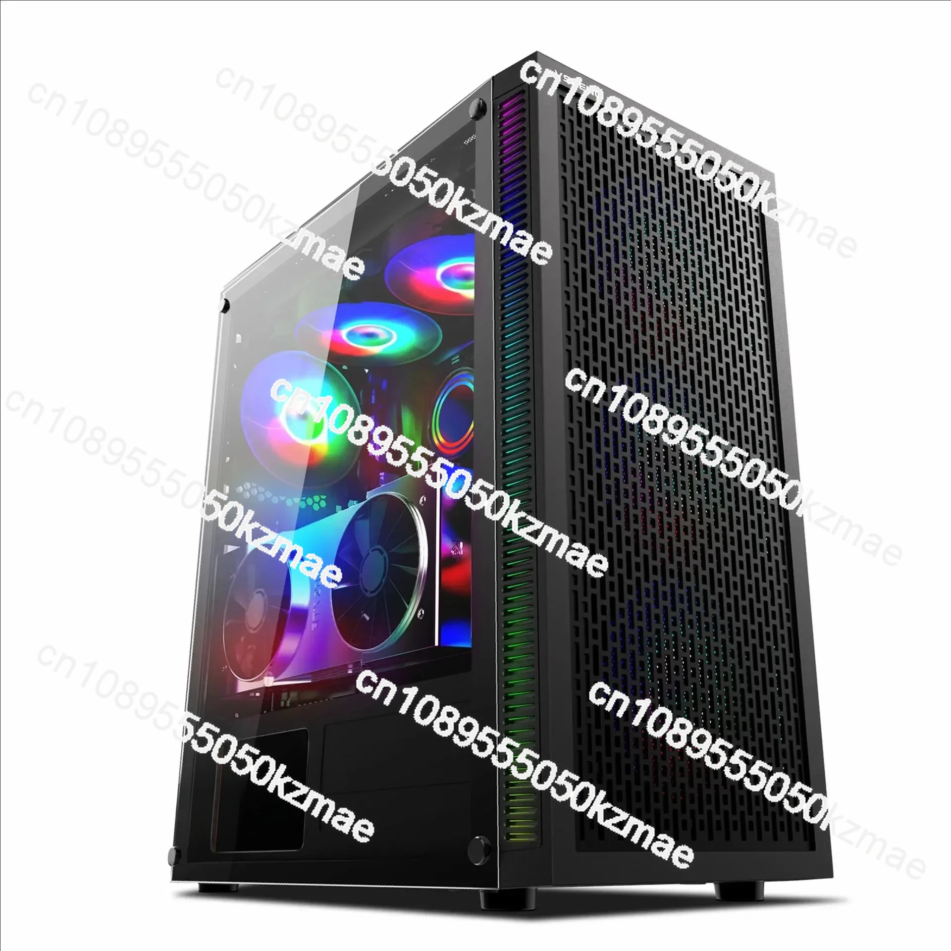 

Стеклянный корпус с боковой панелью Crossborder Hurricane 2 | Настольный корпус E-ATX поддерживает материнские платы с двумя процессорами X79/X99, черный