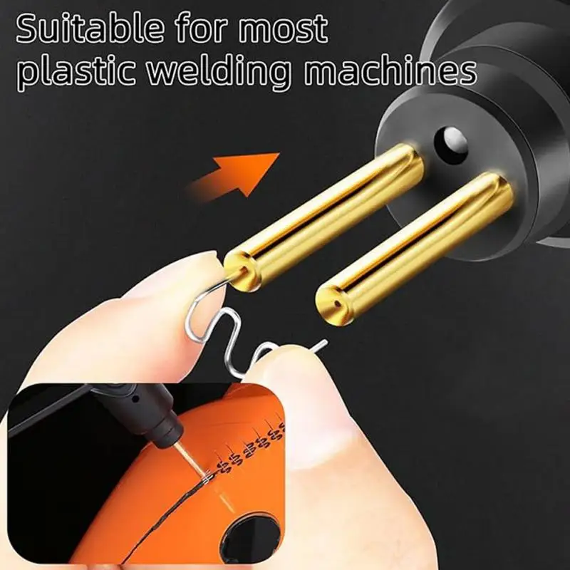 Automotive Plastic Repair Welding Nail 3000PCS/1200PCS/600PCS Pre Cut Wave Staples Bumper Repairs Hot Stapler Plastic Welders