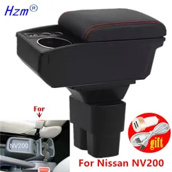 For Nissan NV200 Armrest Box For Nissan NV200 Car Armrest central Storage box Cup holder Dedicated Retrofit Car Accessories