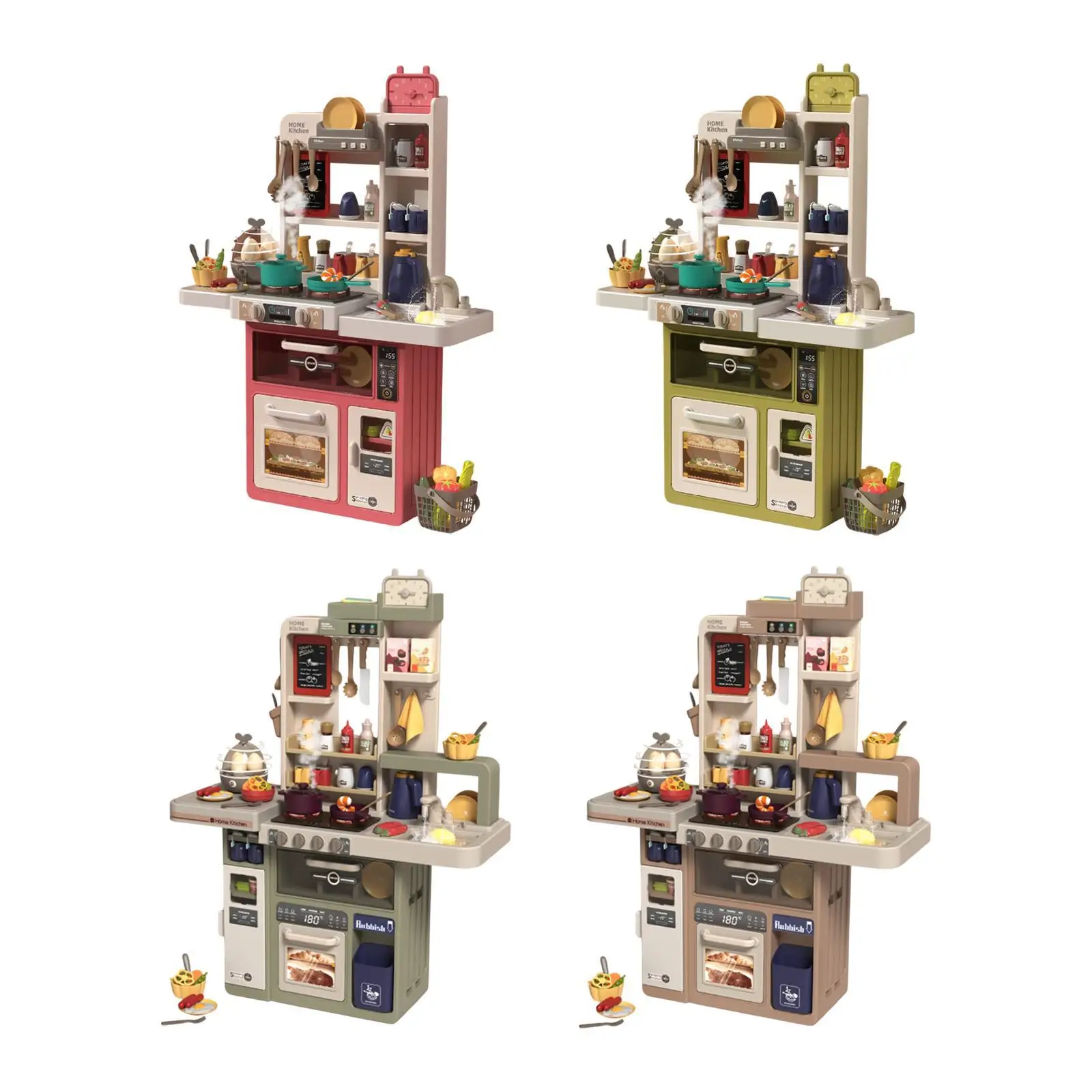 Fingir acessórios de cozinha fingir jogar brinquedo simulação realista brinquedo de cozinha para crianças meninos crianças presentes de aniversário