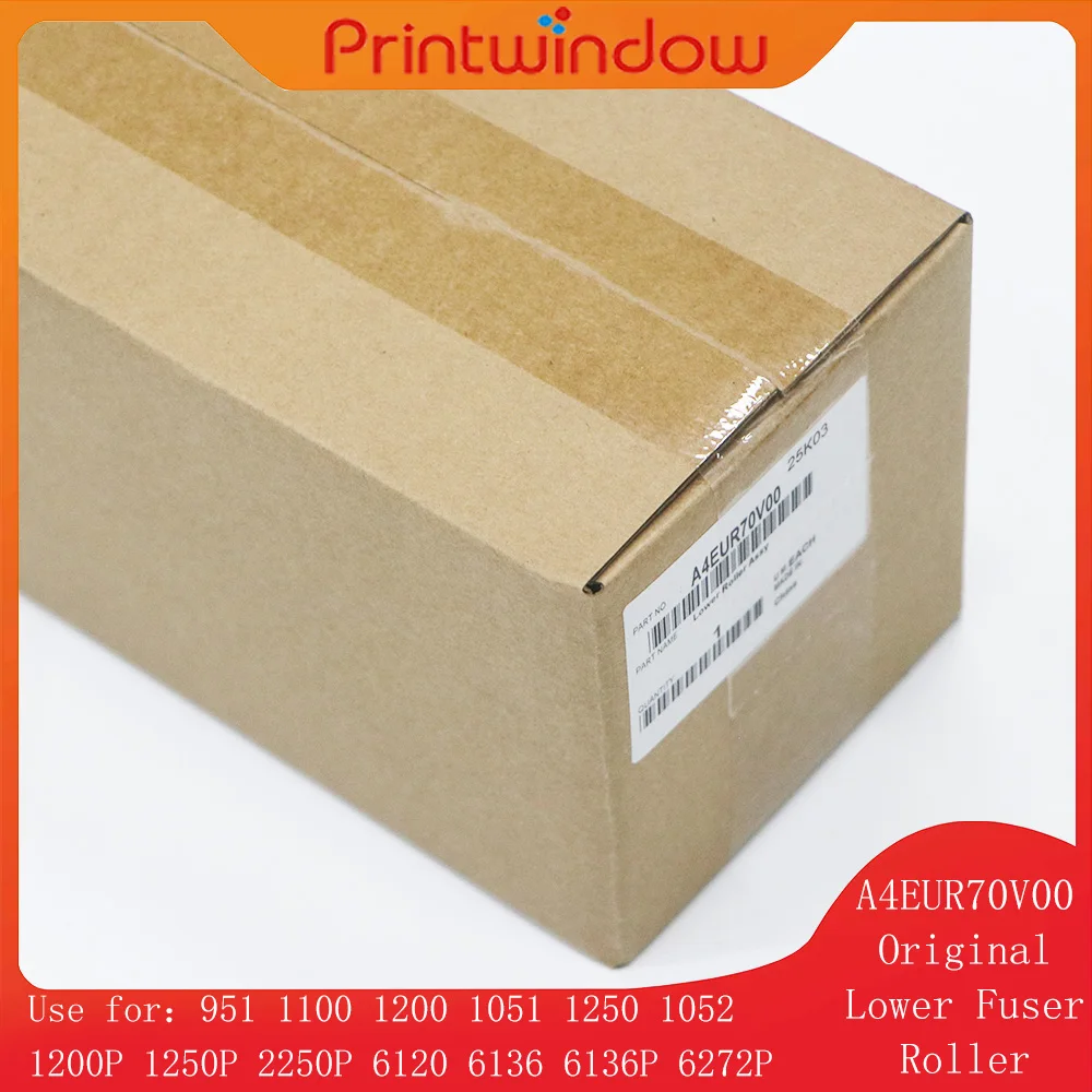 A4EUR70V00 Original Lower Fuser Roller for Konica Minolta Bizhub Pro 951 1100 1200 1051 1250 1052 6120 6136 A4EWR70E00