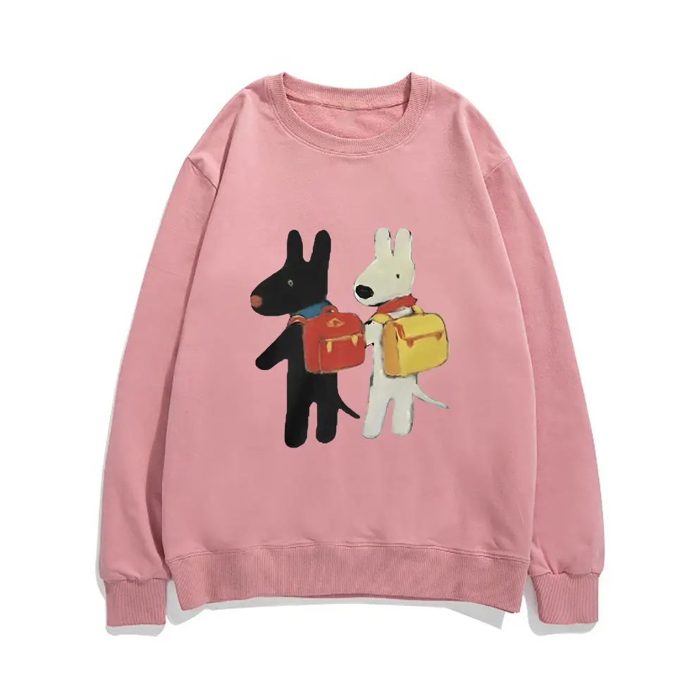 Gaspard and Lisa Best Friend Afterschoo Baby Graphic Sweatshirt Men Women Vintage Casual Pullover Male Funny Cartoon Pullovers