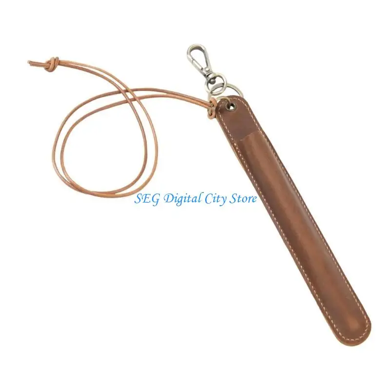 

U75B Pen Pouches Fountain Pen Holders PU Leather Pen Cover Organizers Pen Sleeve Fountain Pen Case Single Protective Case