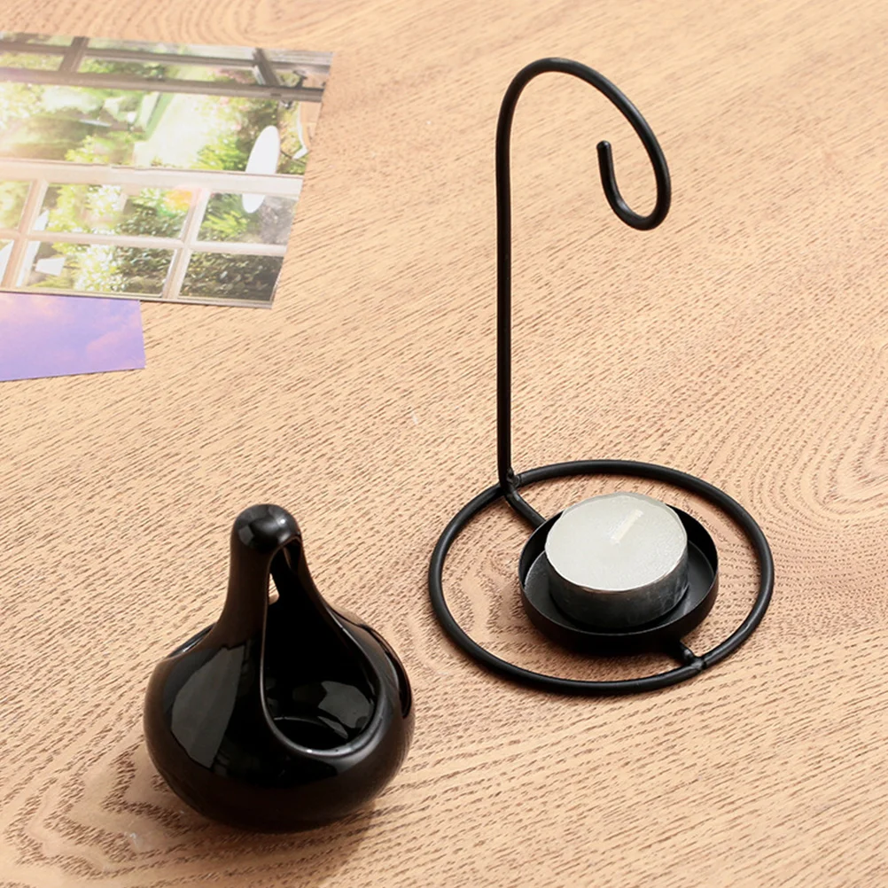 

Ceramic Tealight Oil Burner Large Capacity Fragrance Warmer for Aromatherapy Decorative Incense Burner Living Room Bedroom Use